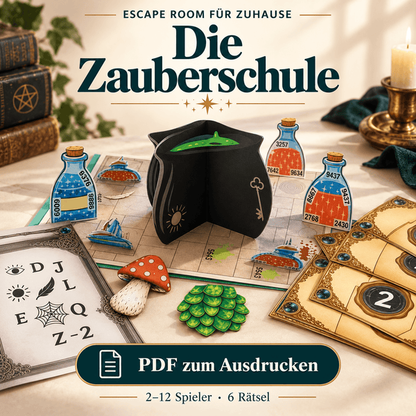 Die Zauberschule - Escape Room zum Ausdrucken