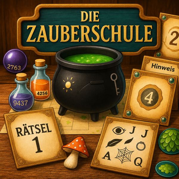 Die Zauberschule - Escape Room zum Ausdrucken