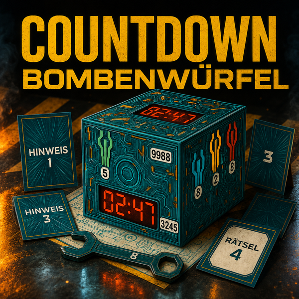 Countdown Bombenentschärfung - Escape Room zum Ausdrucken