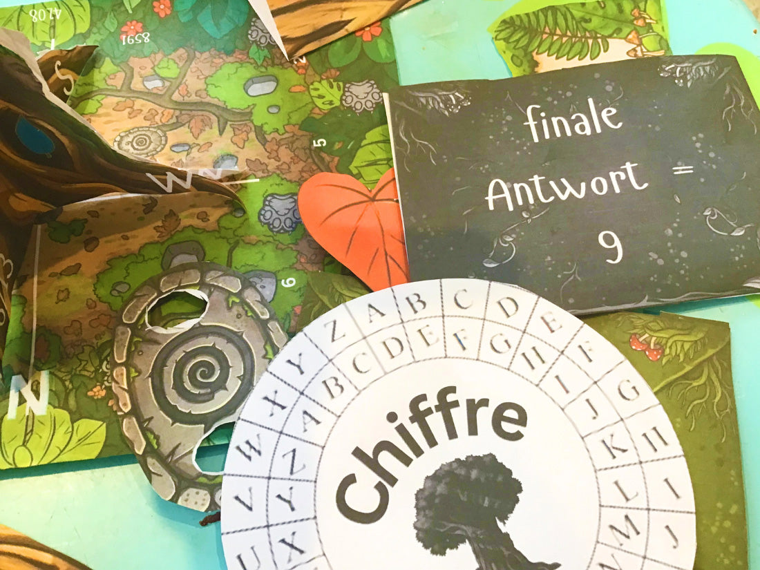 Herz des Dschungels - Escape Room zum Ausdrucken