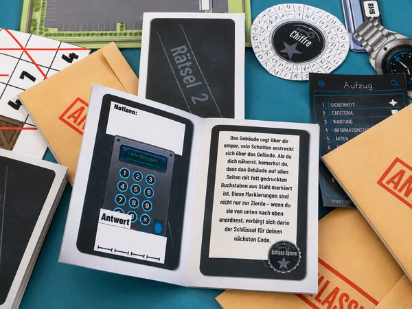 Agenten-Alarm! - Escape Room zum Ausdrucken