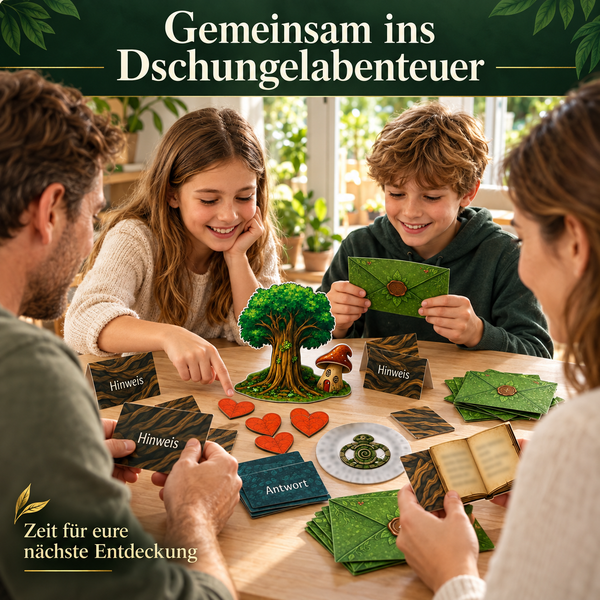 Herz des Dschungels - Escape Room zum Ausdrucken