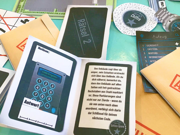 Agenten-Alarm! - Escape Room zum Ausdrucken