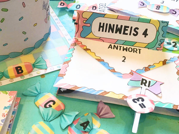 Kindergeburtstag Chaos - Escape Room zum Ausdrucken