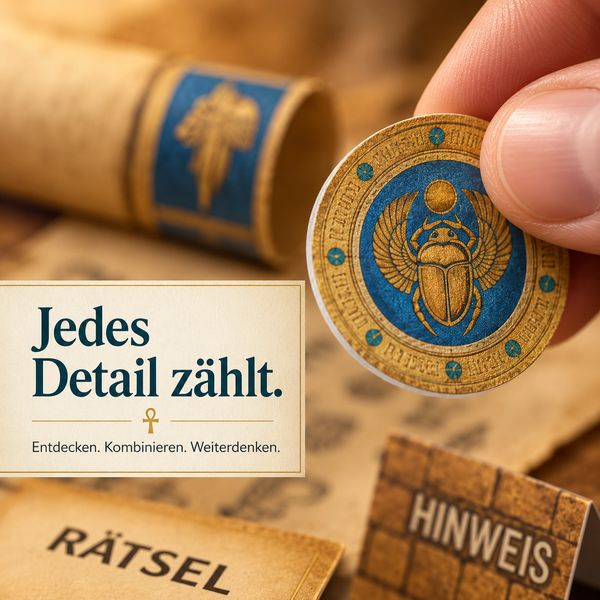 Die geheimnisvolle Pyramide - Escape Room zum Ausdrucken