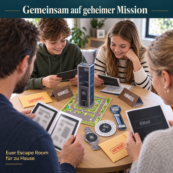 Agenten-Alarm! - Escape Room zum Ausdrucken