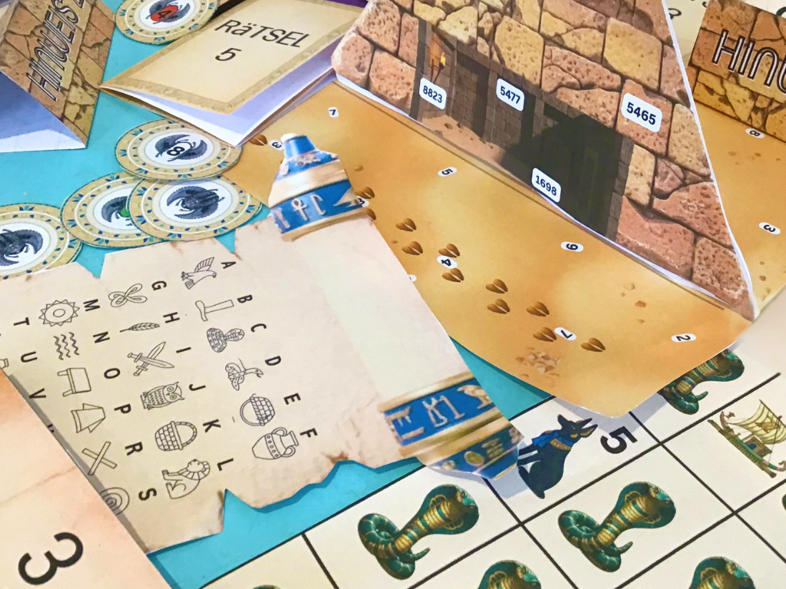 Die geheimnisvolle Pyramide - Escape Room zum Ausdrucken