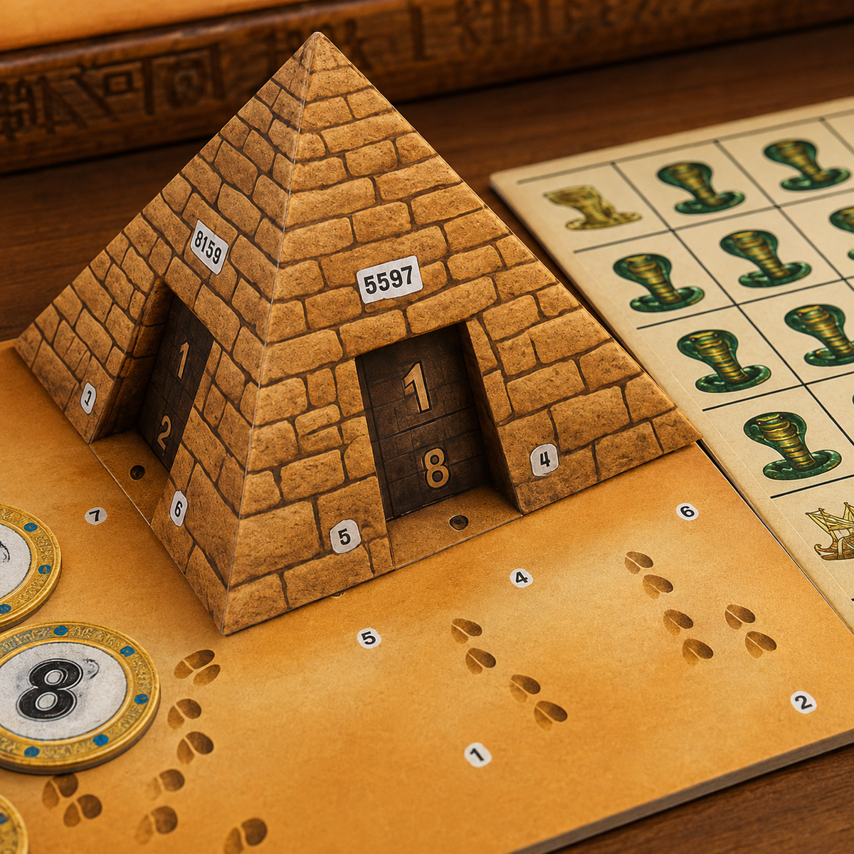 Die geheimnisvolle Pyramide - Escape Room zum Ausdrucken