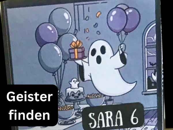 Flucht aus dem Spukhaus - Escape Room zum Ausdrucken