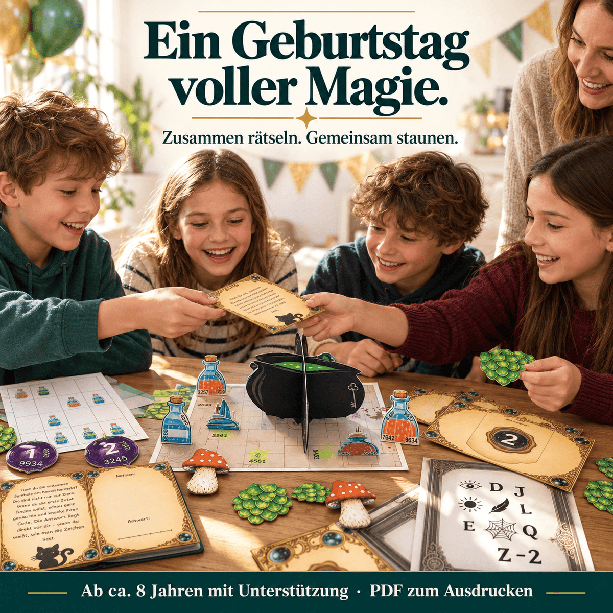 Die Zauberschule - Escape Room zum Ausdrucken