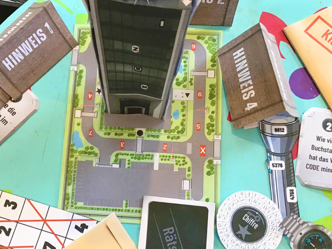 Agenten-Alarm! - Escape Room zum Ausdrucken