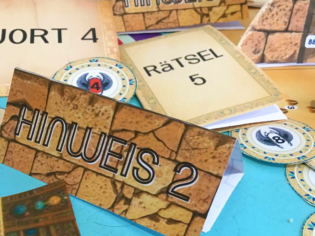 Die geheimnisvolle Pyramide - Escape Room zum Ausdrucken