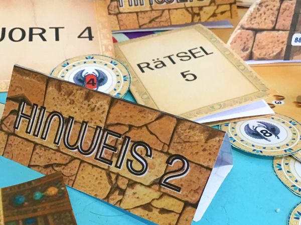 Die geheimnisvolle Pyramide - Escape Room zum Ausdrucken