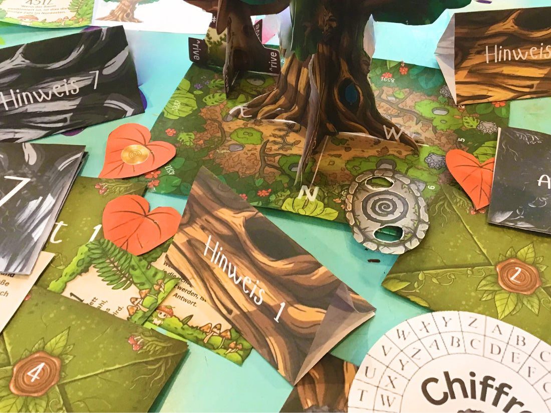 Herz des Dschungels - Escape Room zum Ausdrucken