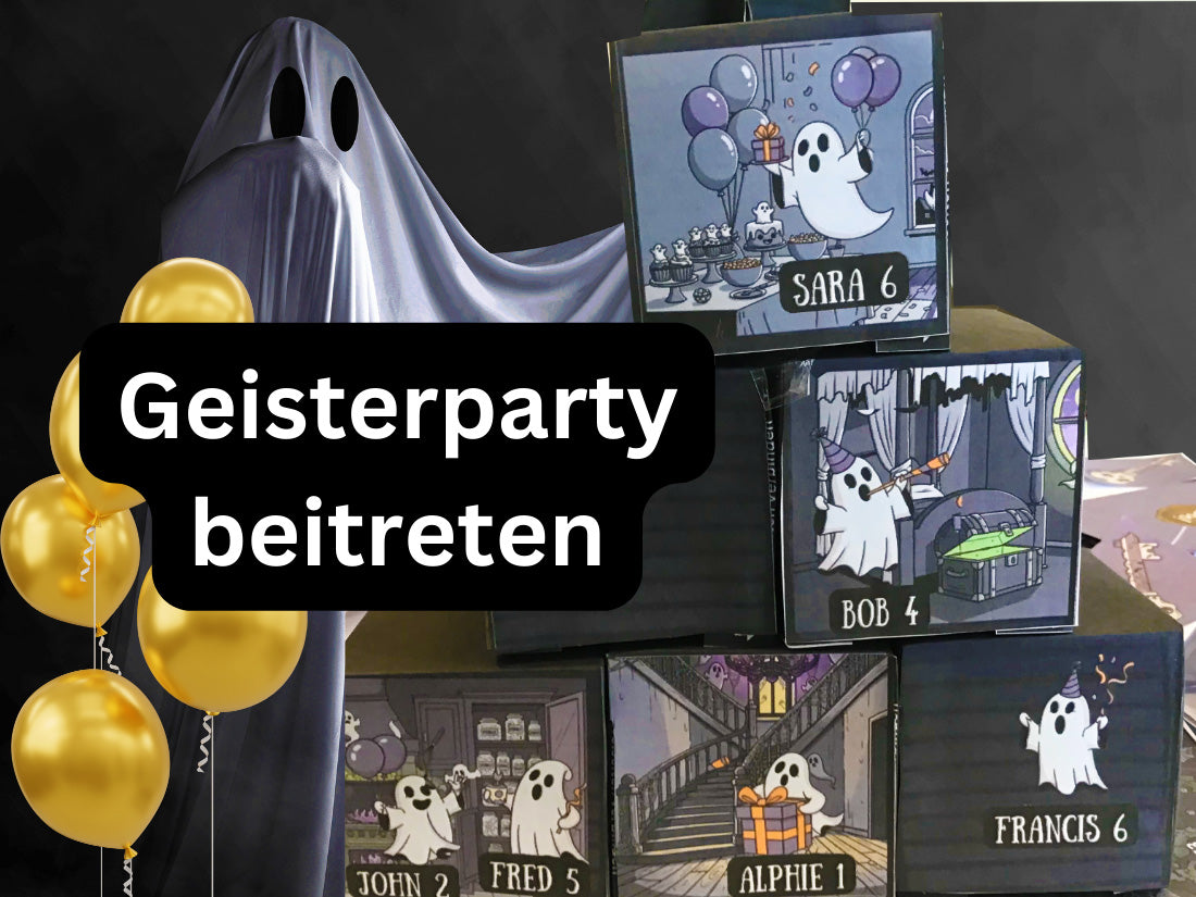 Flucht aus dem Spukhaus - Escape Room zum Ausdrucken