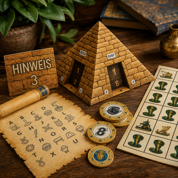 Die geheimnisvolle Pyramide - Escape Room zum Ausdrucken