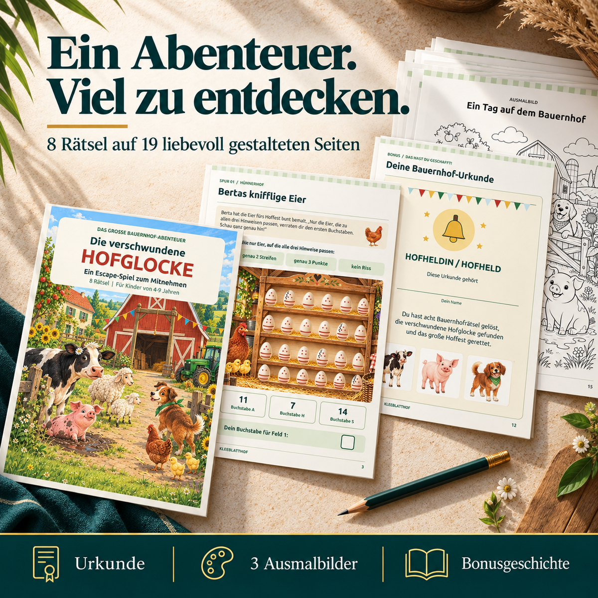 Mini Kids Escape Set 2 Go - Die verschwundene Hofglocke