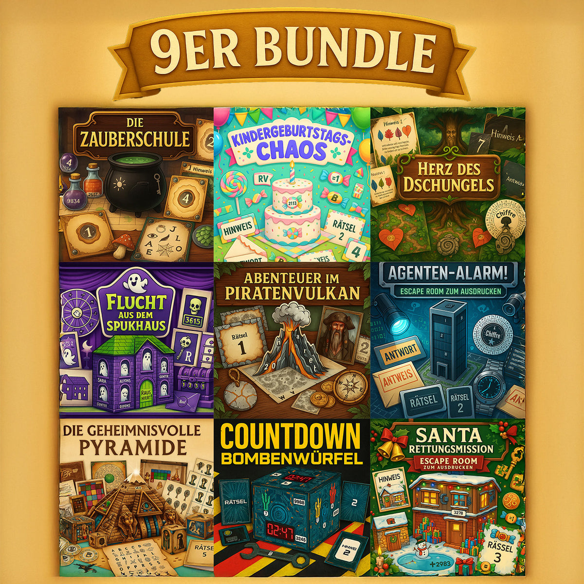 9er Bundle - 9 Spiele zum Sonderpreis