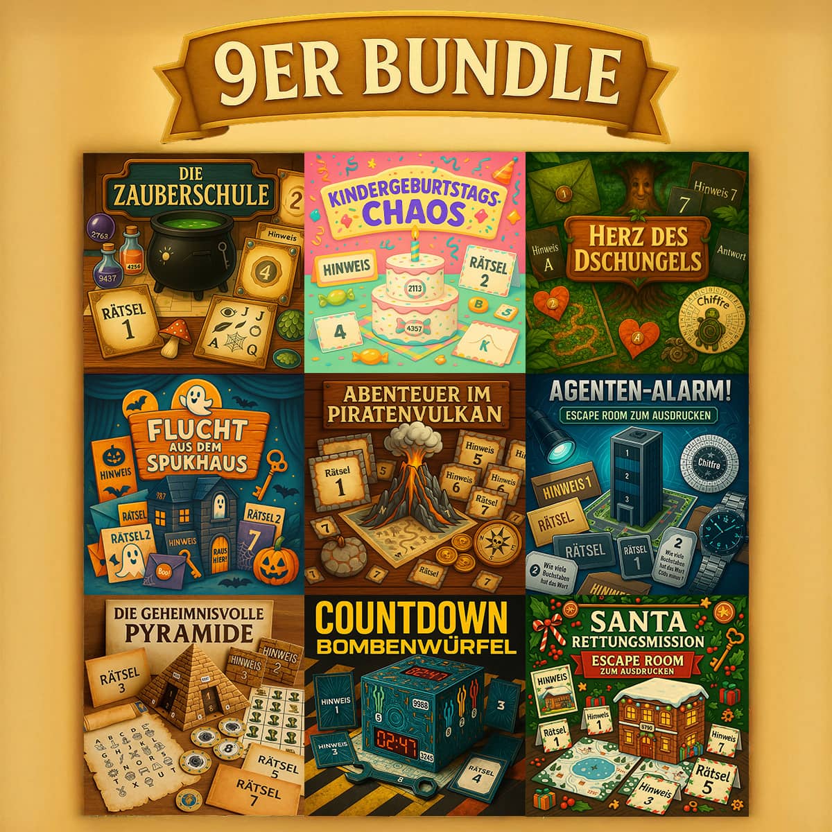 9er Bundle - 9 Spiele zum Sonderpreis