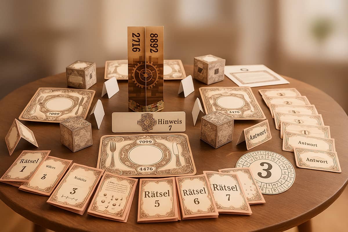 Sherlock Holmes & das geheimnissvolle Schloss - Escape Room zum Ausdrucken