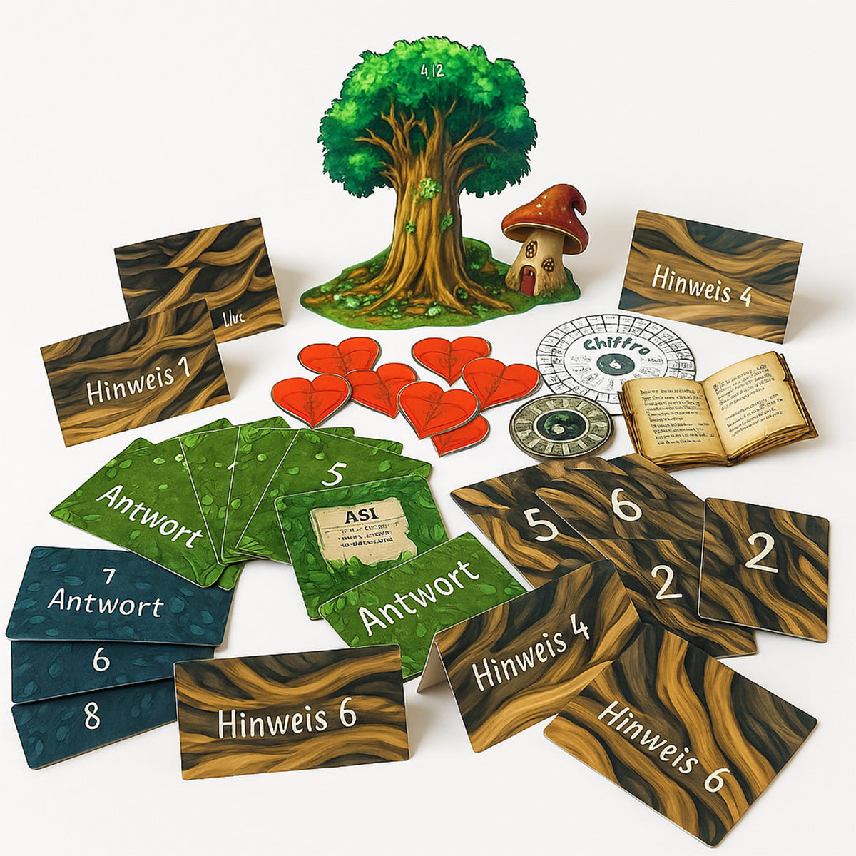 Herz des Dschungels - Escape Room zum Ausdrucken