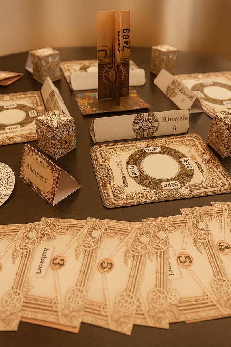 Sherlock Holmes & das geheimnissvolle Schloss - Escape Room zum Ausdrucken