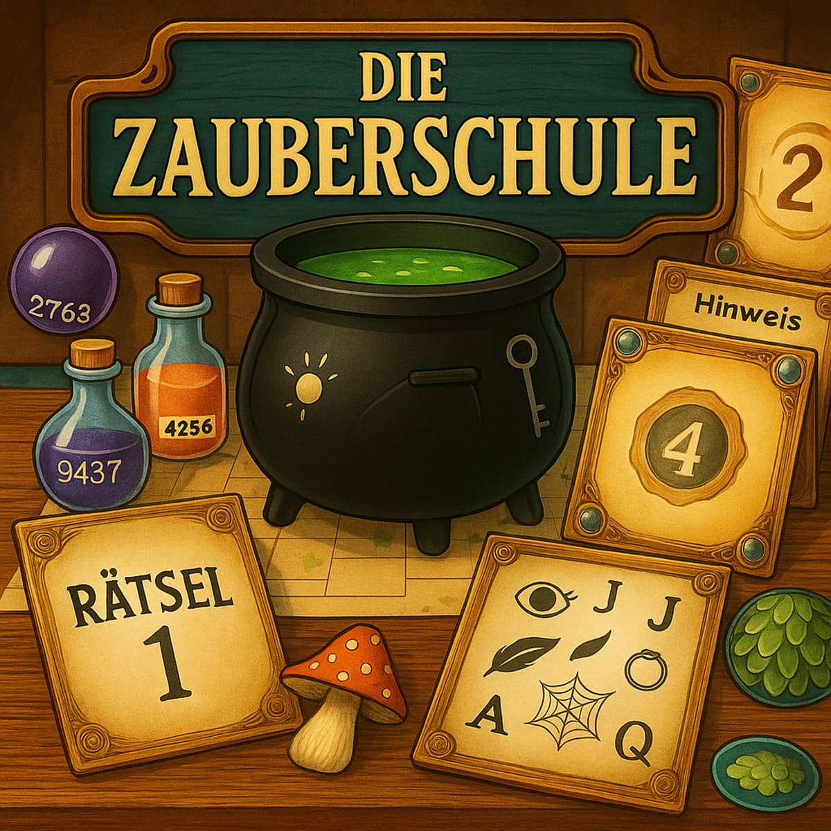 Die Zauberschule - Escape Room zum Ausdrucken