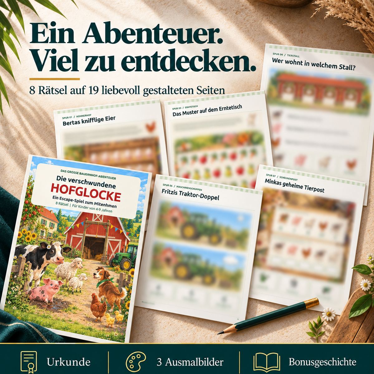 Mini Kids Escape Set 2 Go - Die verschwundene Hofglocke