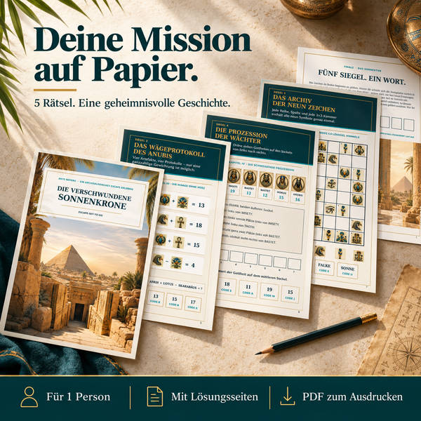 Mini Escape Set 2 Go - Die verschwundene Sonnenkrone