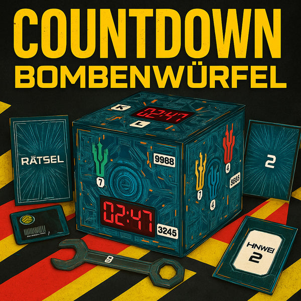 Countdown Bombenentschärfung - Escape Room zum Ausdrucken