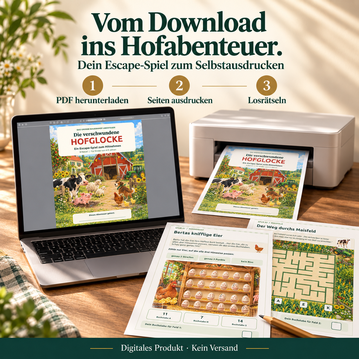 Mini Kids Escape Set 2 Go - Die verschwundene Hofglocke